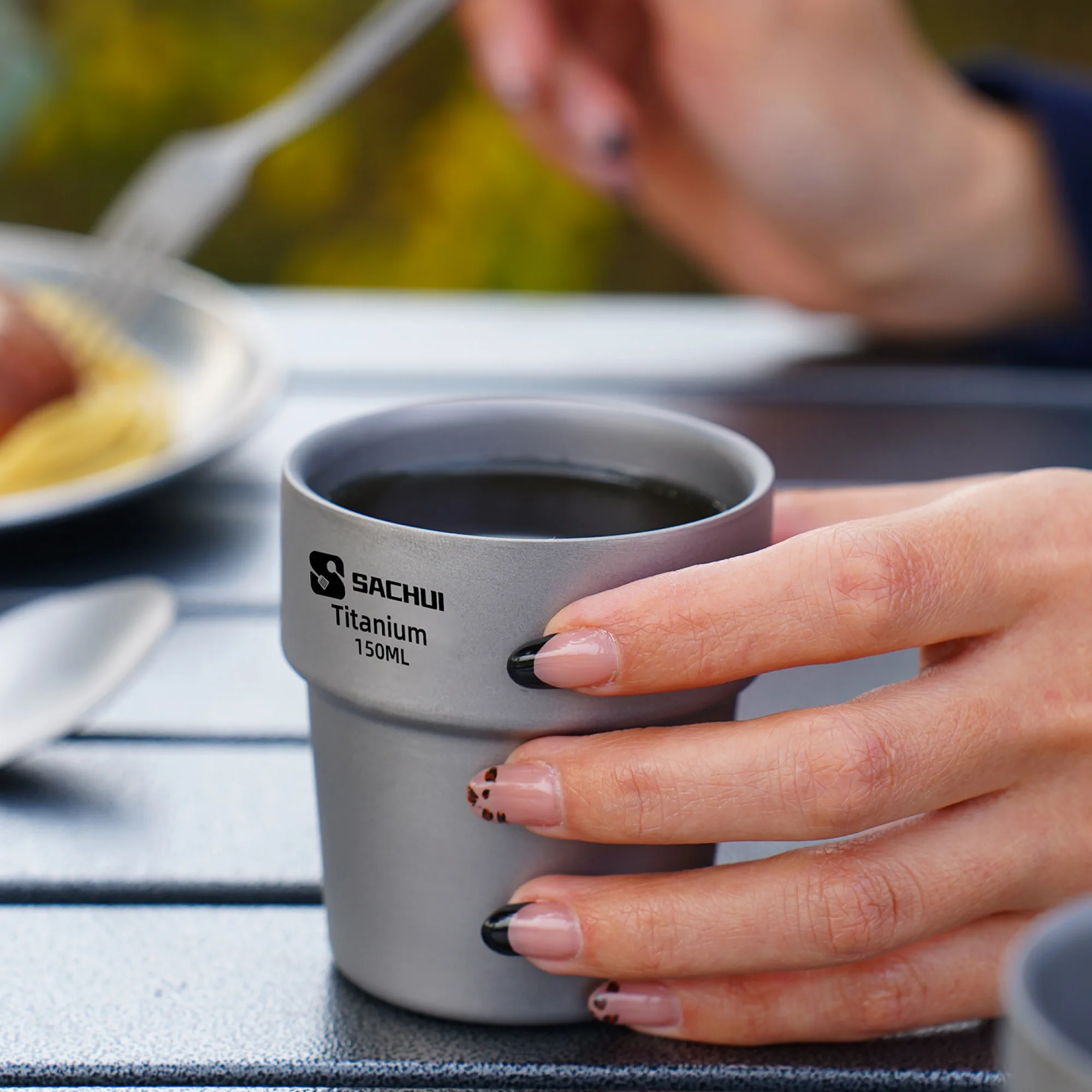 Pure Titanium Double-Wall Coffee Cup 150ml thumbnail 3