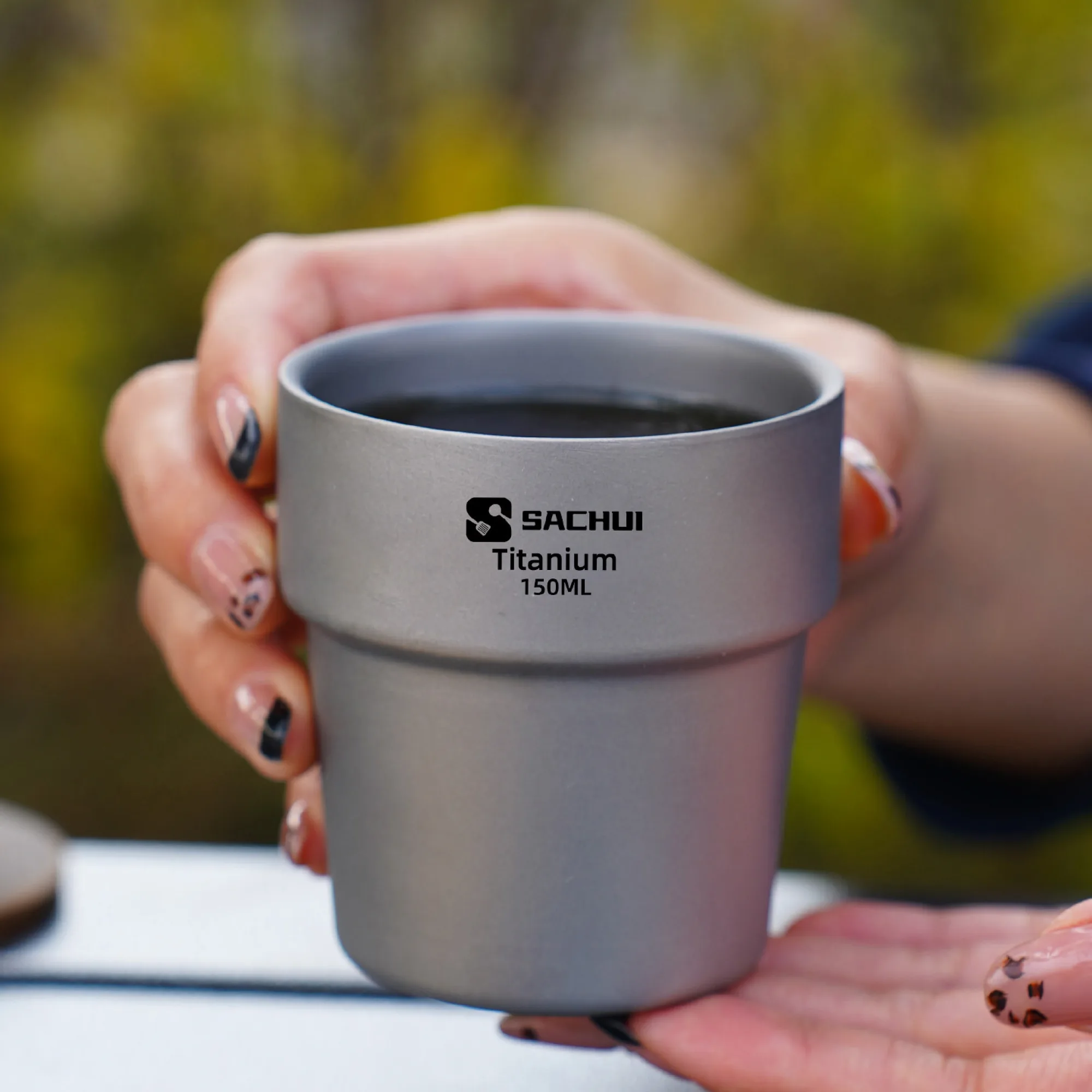 Pure Titanium Double-Wall Coffee Cup 150ml thumbnail 4