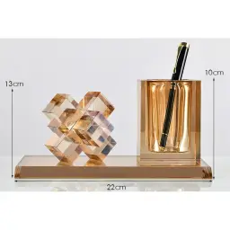 Crystal Pen Holder and Decorative Block Set thumbnail 10