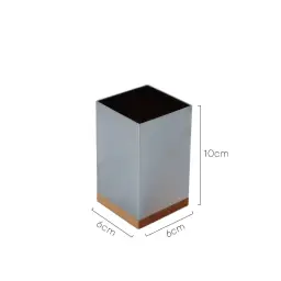 XEMO Aluminum Alloy Desktop Pen Holder with Wooden Base thumbnail 5