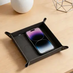 15W Wireless Charging Tray with Storage Box thumbnail 4