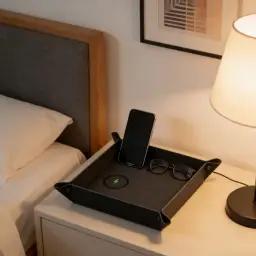 15W Wireless Charging Tray with Storage Box thumbnail 3