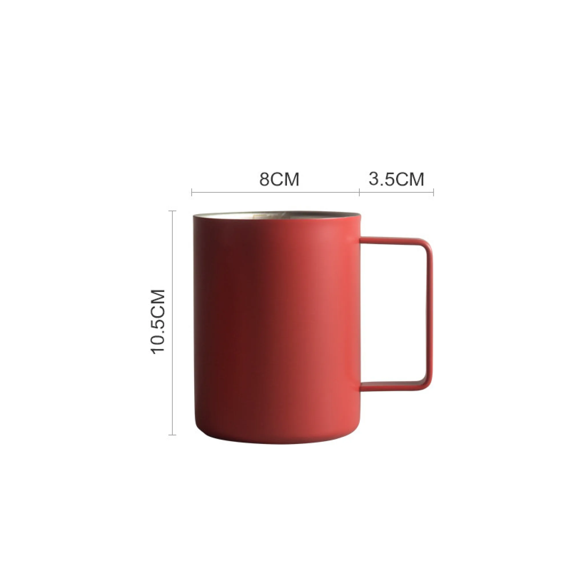 316 Stainless Steel Double-Wall Insulated Mug with Handle and Measurement Scale thumbnail 14