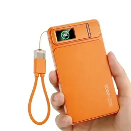 Magnetic Wireless Power Bank 10000mAh with Built-in Cable and Foldable Stand thumbnail 11