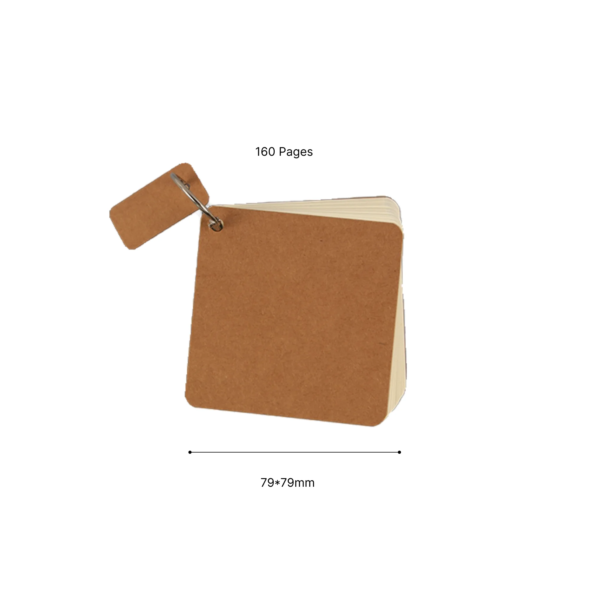 Square Blank Loose-Leaf Notebook thumbnail 4