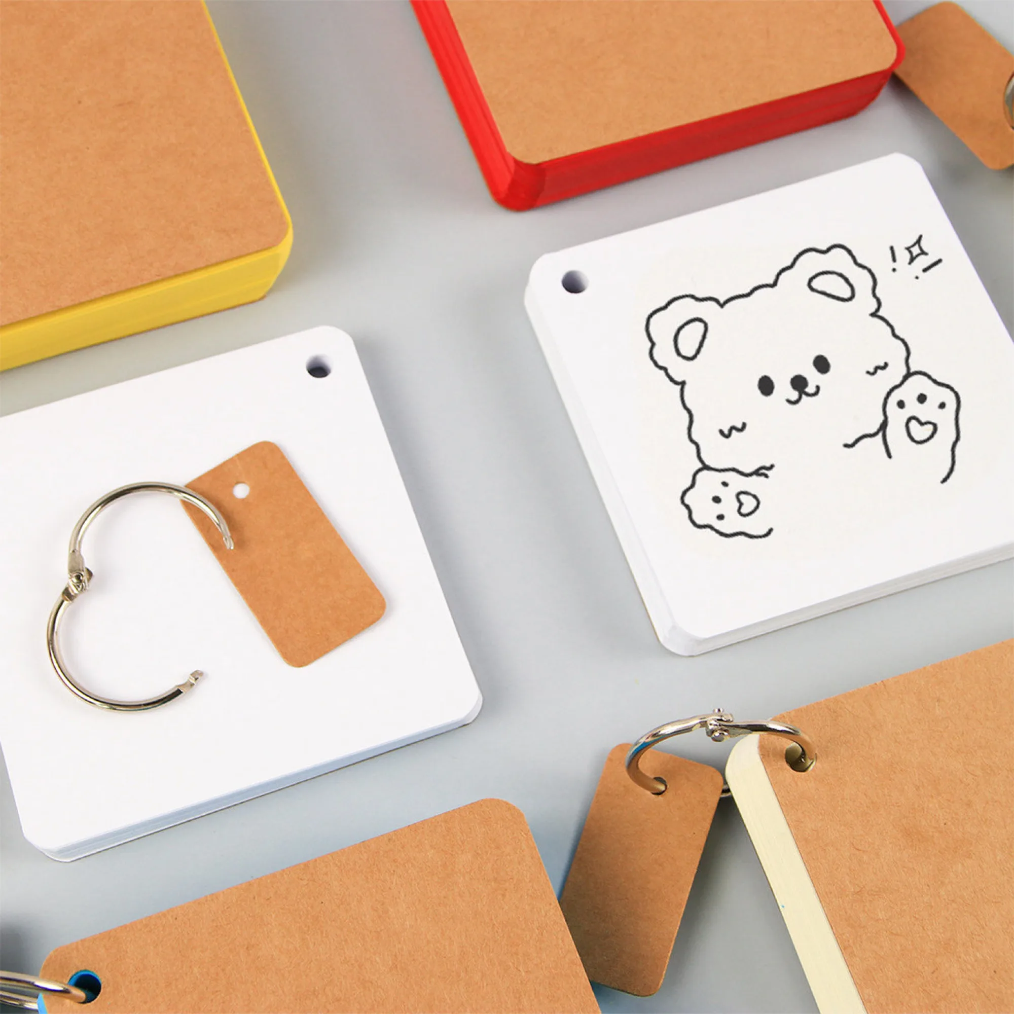 Square Blank Loose-Leaf Notebook