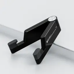 Foldable V-Shaped Aluminum Alloy Desktop Stand for Phones and Tablets thumbnail 9