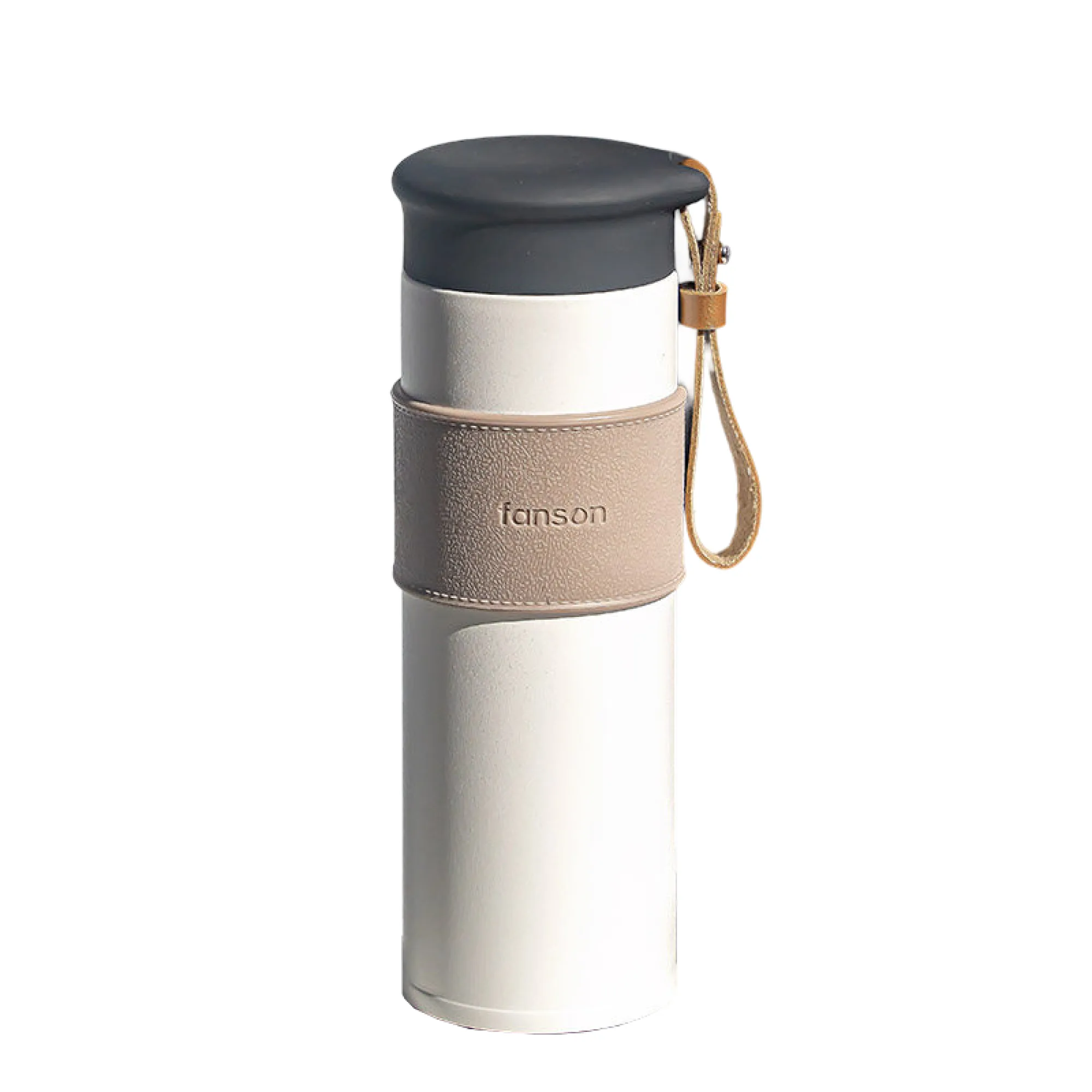 Insulated Stainless Steel Travel Mug with Tea Infuser — View 1