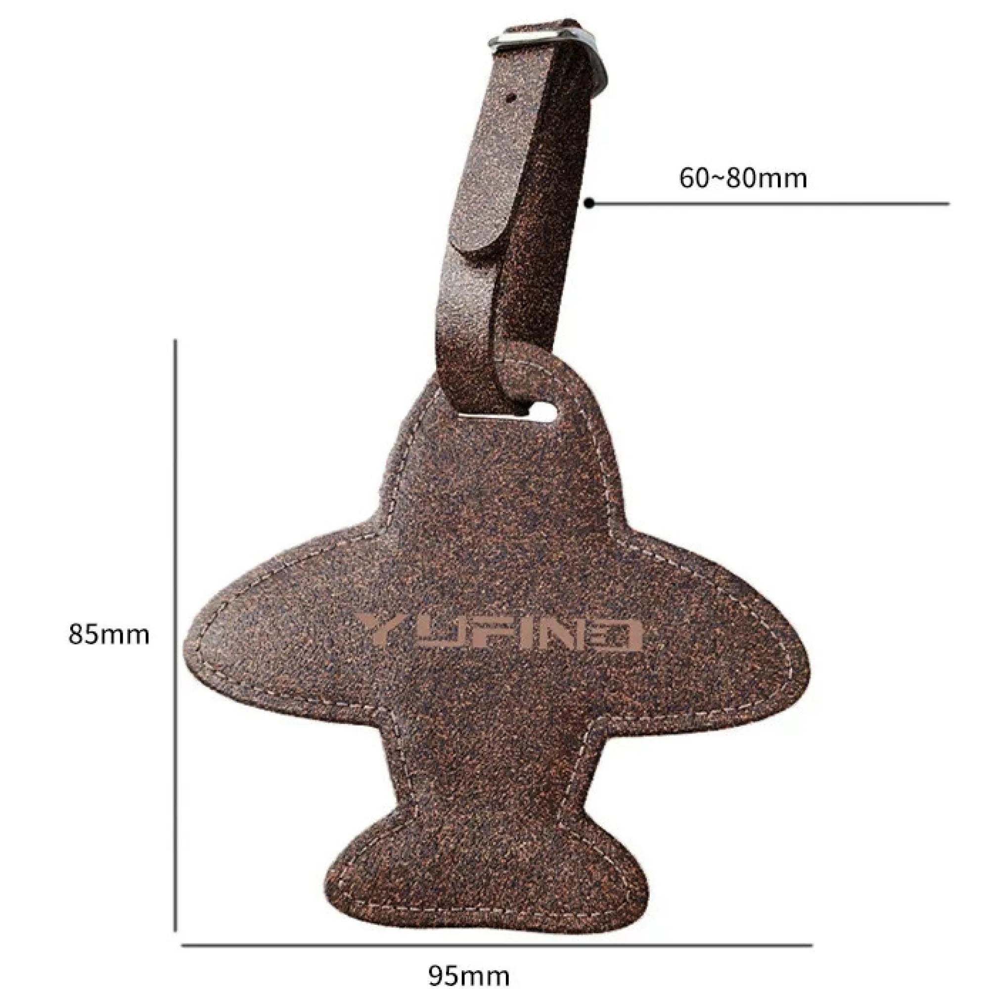 Airplane-Shaped Eco-Friendly Luggage Tag thumbnail 5