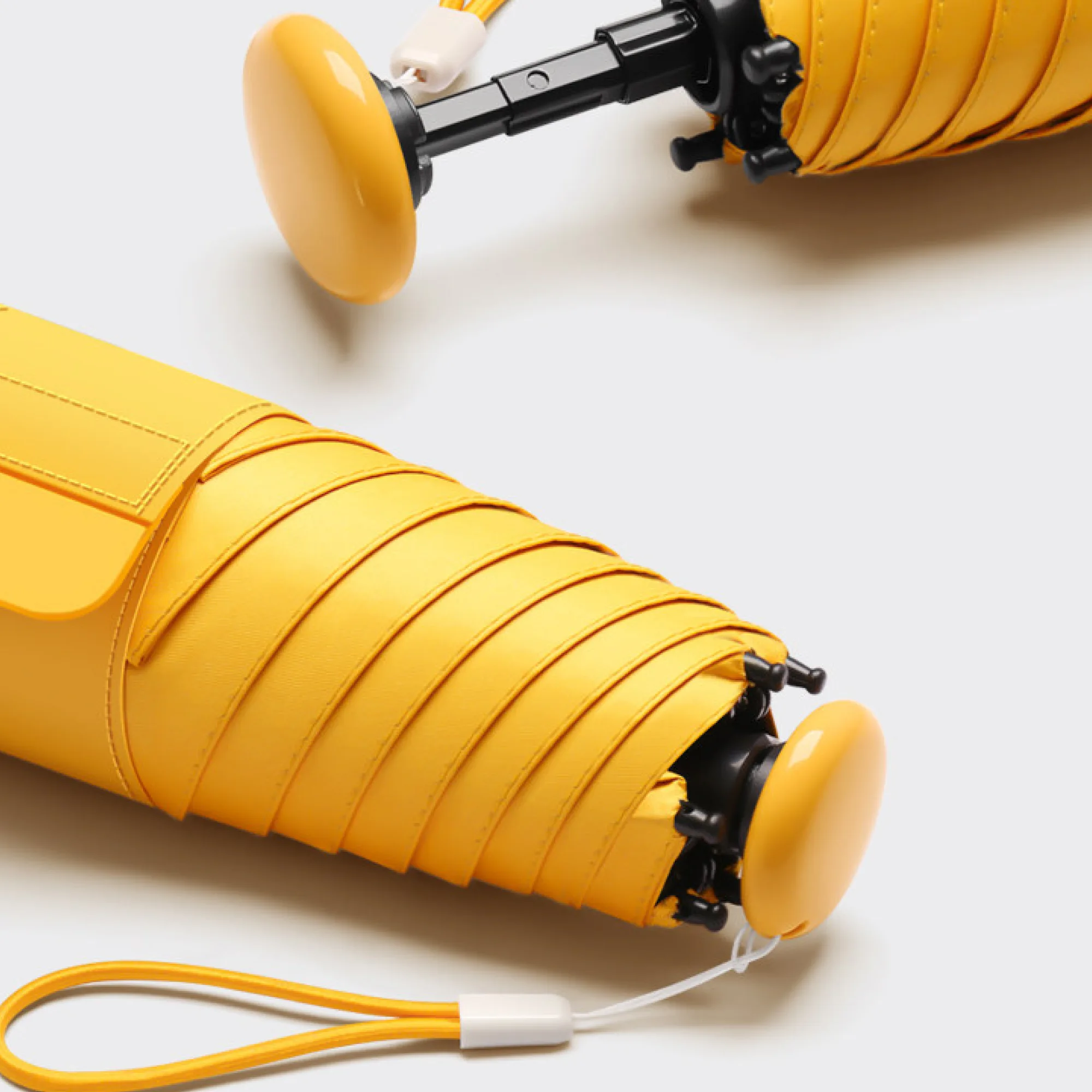 Five-Fold Capsule Umbrella for Sun and Rain thumbnail 3