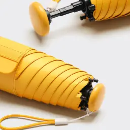Five-Fold Capsule Umbrella for Sun and Rain thumbnail 3