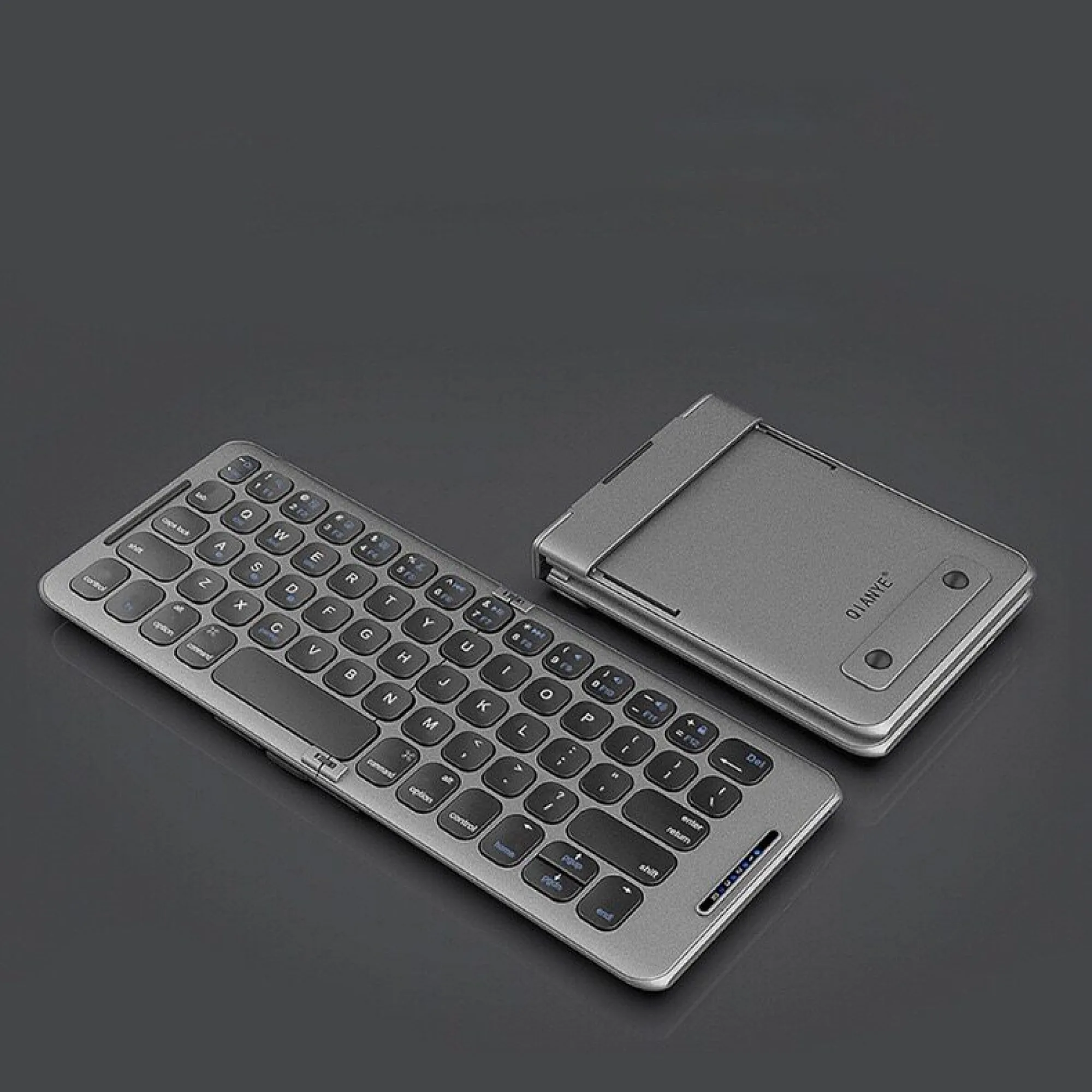 Foldable Bluetooth Keyboard with Two-Fold Design and 65 Keys thumbnail 4