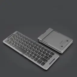 Foldable Bluetooth Keyboard with Two-Fold Design and 65 Keys thumbnail 4