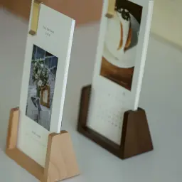 Wooden Base Desk Calendar with 13 Pages thumbnail 4