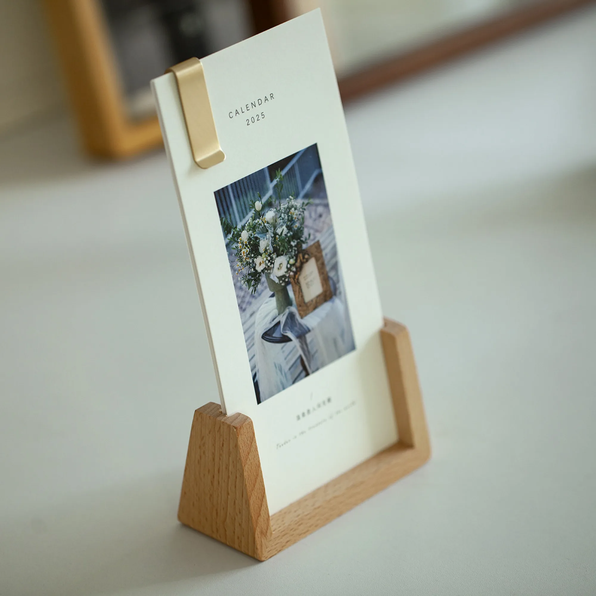Wooden Base Desk Calendar with 13 Pages thumbnail 7