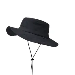 Adjustable Wide Brim Bucket Hat with Waterproof and Sun Protection thumbnail 7