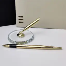 Business Vertical Signature Pen with Crystal Base thumbnail 4