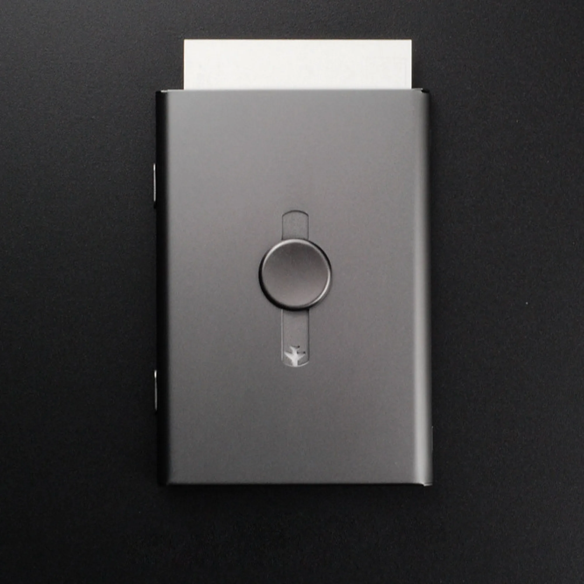 Metal Business Card Holder with Automatic Card Ejection thumbnail 5