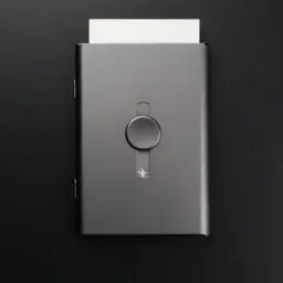 Metal Business Card Holder with Automatic Card Ejection thumbnail 5