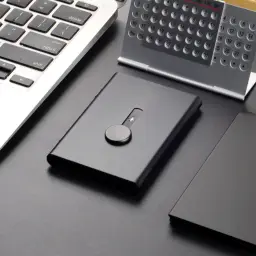 Metal Business Card Holder with Automatic Card Ejection thumbnail 2