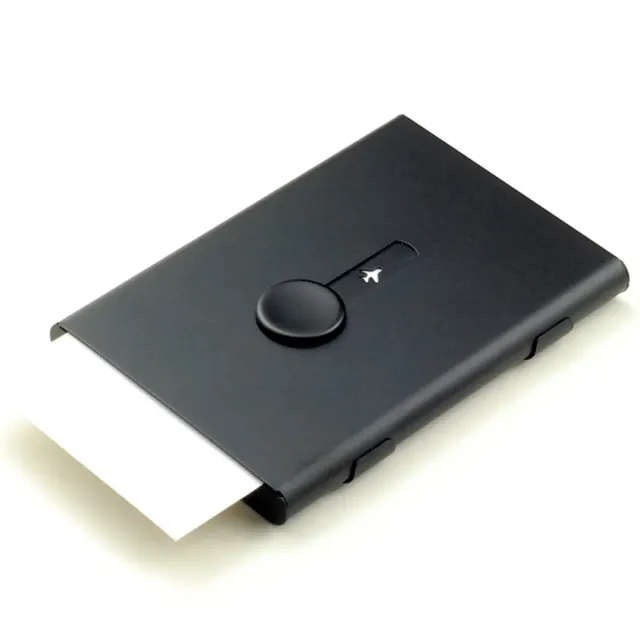 Metal Business Card Holder with Automatic Card Ejection