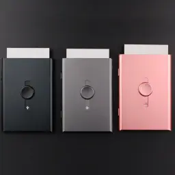 Metal Business Card Holder with Automatic Card Ejection thumbnail 3