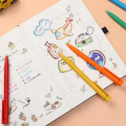 Multi-Color Retractable Ballpoint Pen Set thumbnail 4