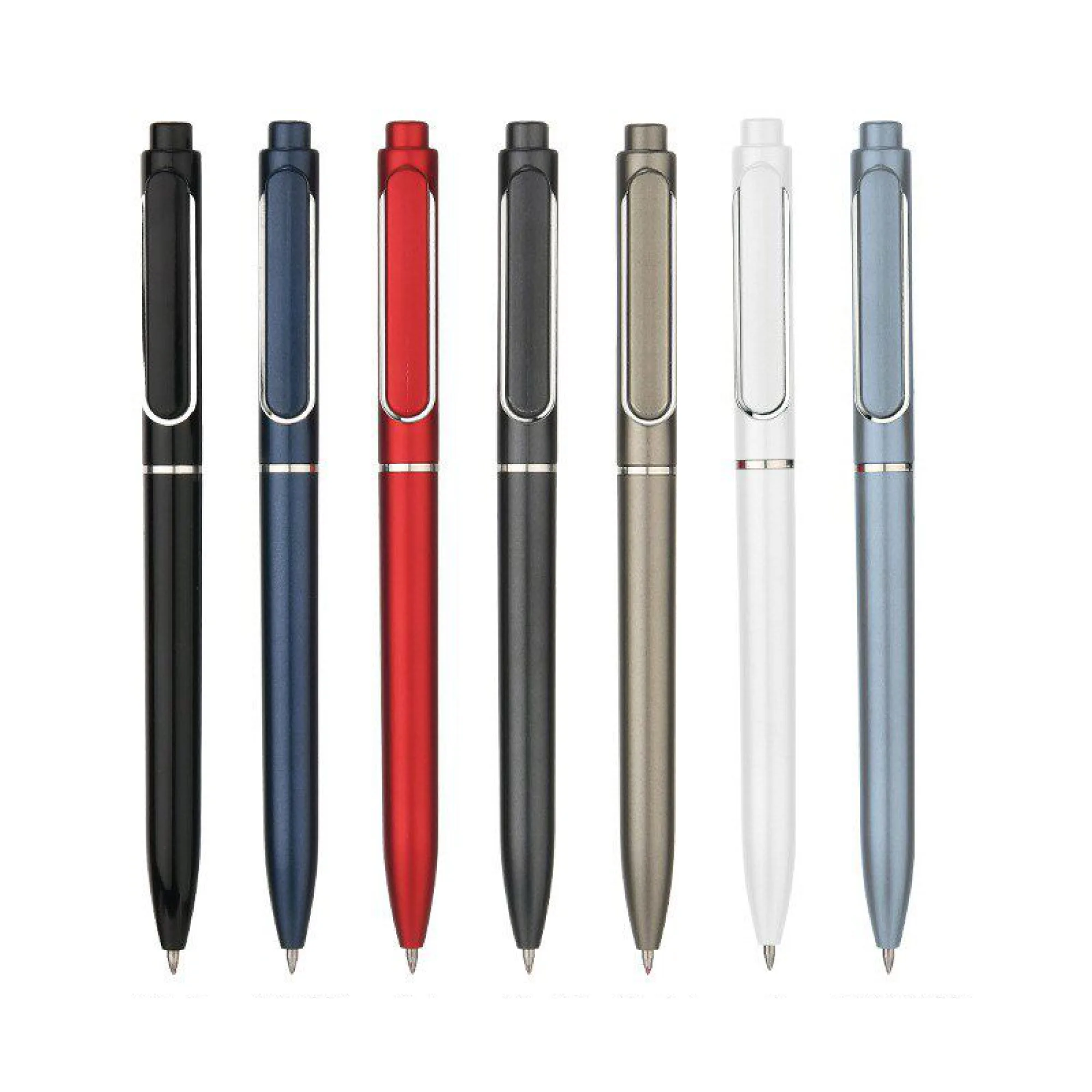 DeYa A12 Metal Retractable Ballpoint Pen 0.5mm Black Ink — View 1