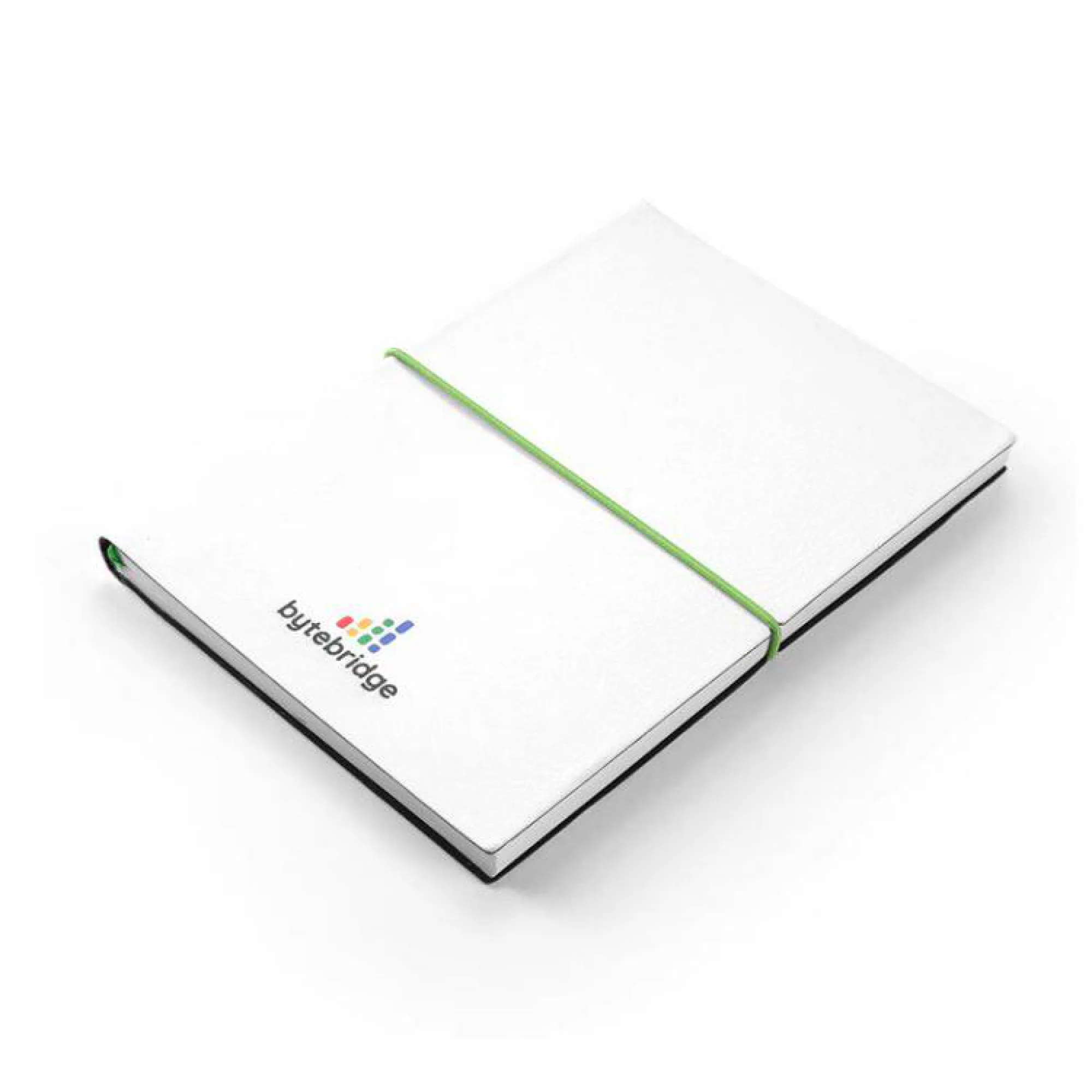 B6 Softcover Notebook with Elastic Strap Closure — View 1