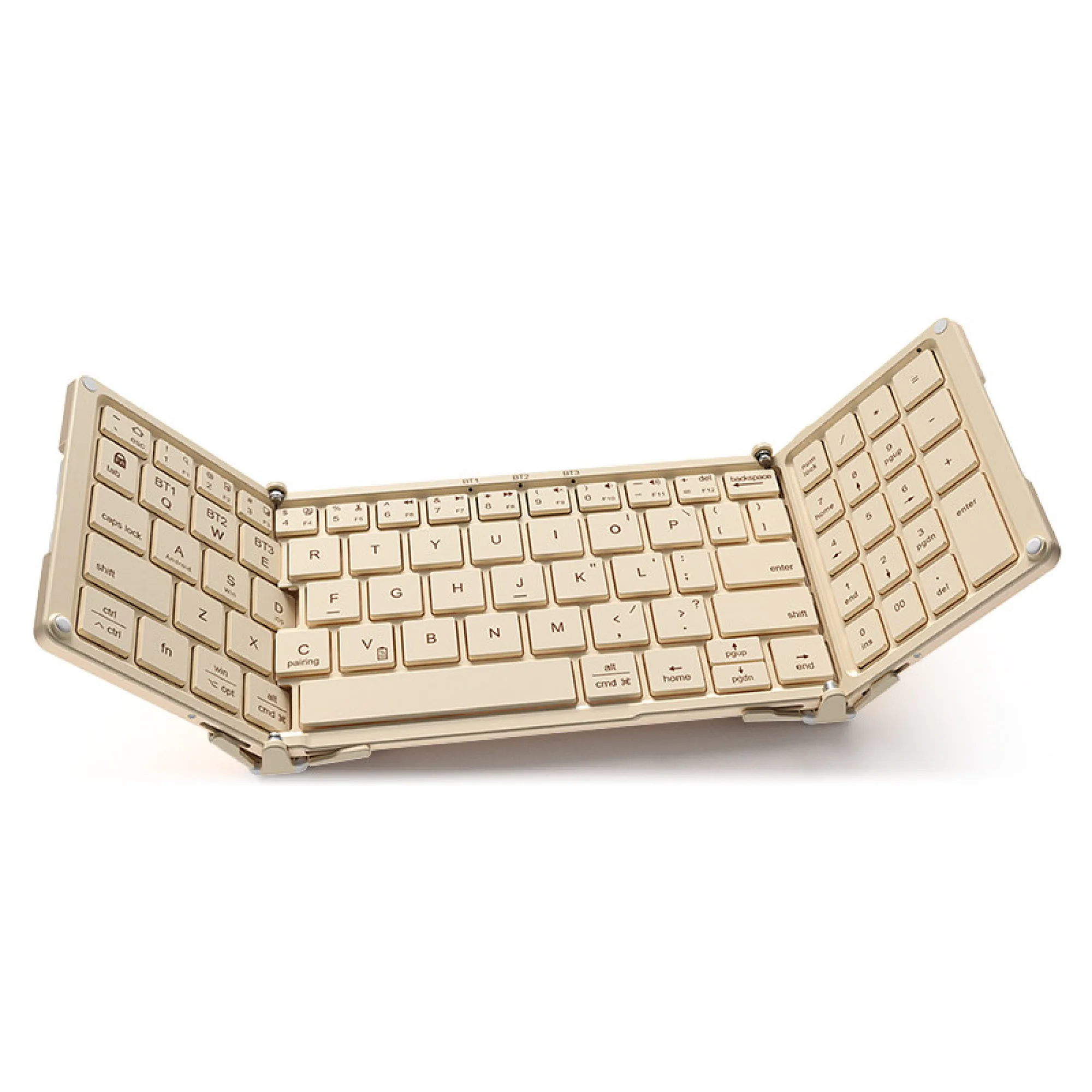 BOW Tri-fold Wireless Bluetooth Keyboard with Numeric Keypad thumbnail 5