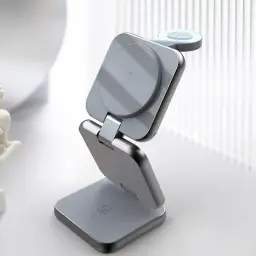 3-in-1 Wireless Charging Stand for Phone, Earphones, and Watch thumbnail 6