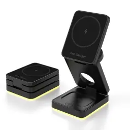 3-in-1 Wireless Charging Stand for Phone, Earphones, and Watch thumbnail 9