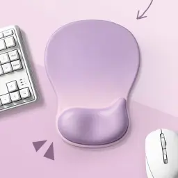 Ergonomic Waterdrop Wrist Rest Mouse Pad with Concave Support thumbnail 3