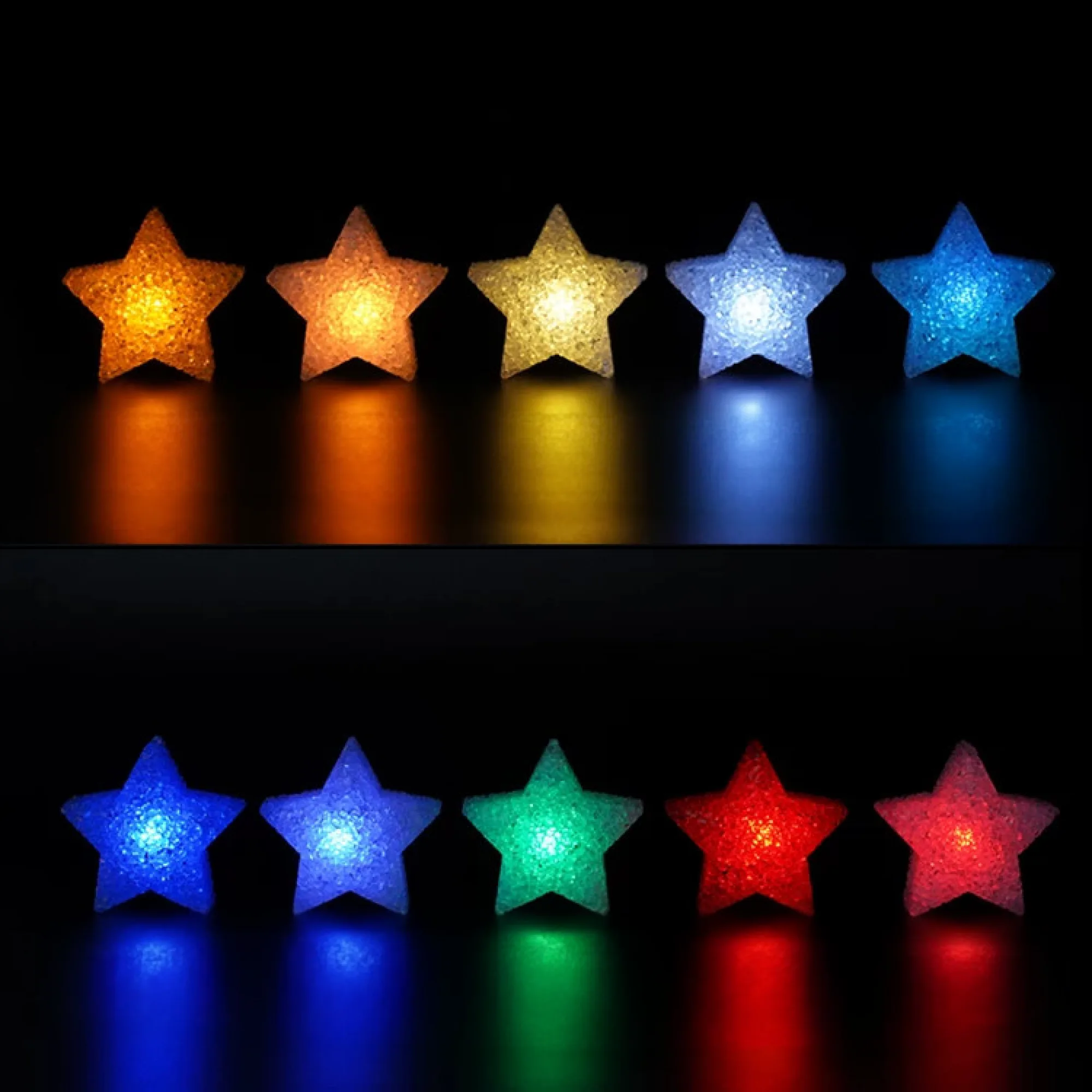 LED Star-shaped Glow Stick with Optional Wrist Strap thumbnail 3