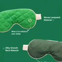 Dual-Use Eye Mask with Corduroy and Silk Sides thumbnail 5