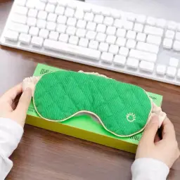 Dual-Use Eye Mask with Corduroy and Silk Sides thumbnail 8
