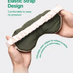 Dual-Use Eye Mask with Corduroy and Silk Sides thumbnail 6