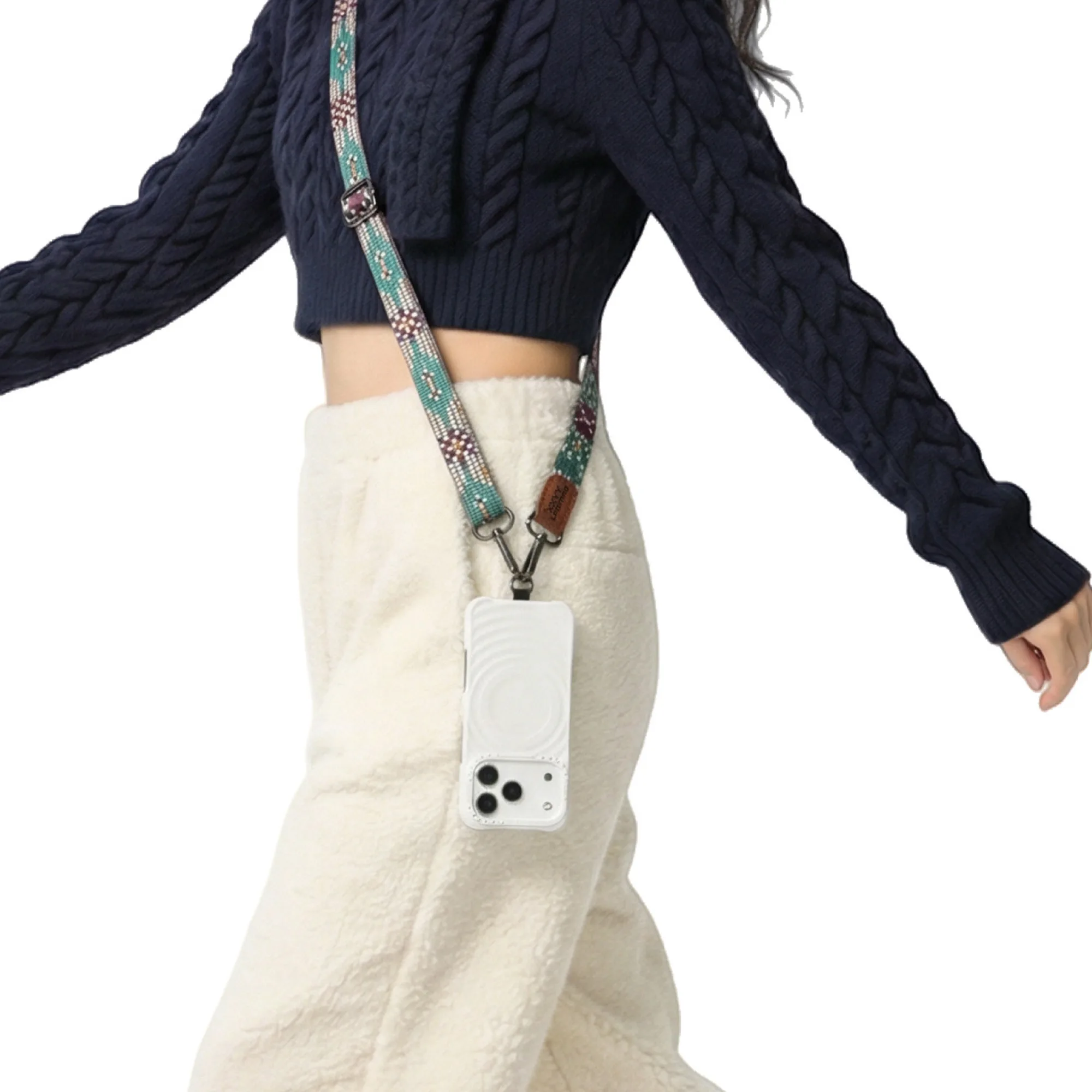 Adjustable Phone Lanyard with Multiple Patterns