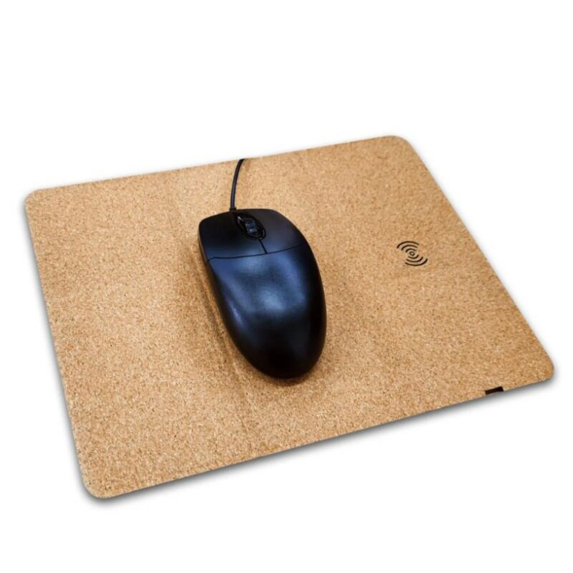 Folding Cork Mouse Pad with Magnetic Wireless Charging thumbnail 2