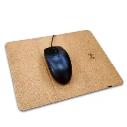 Folding Cork Mouse Pad with Magnetic Wireless Charging thumbnail 2