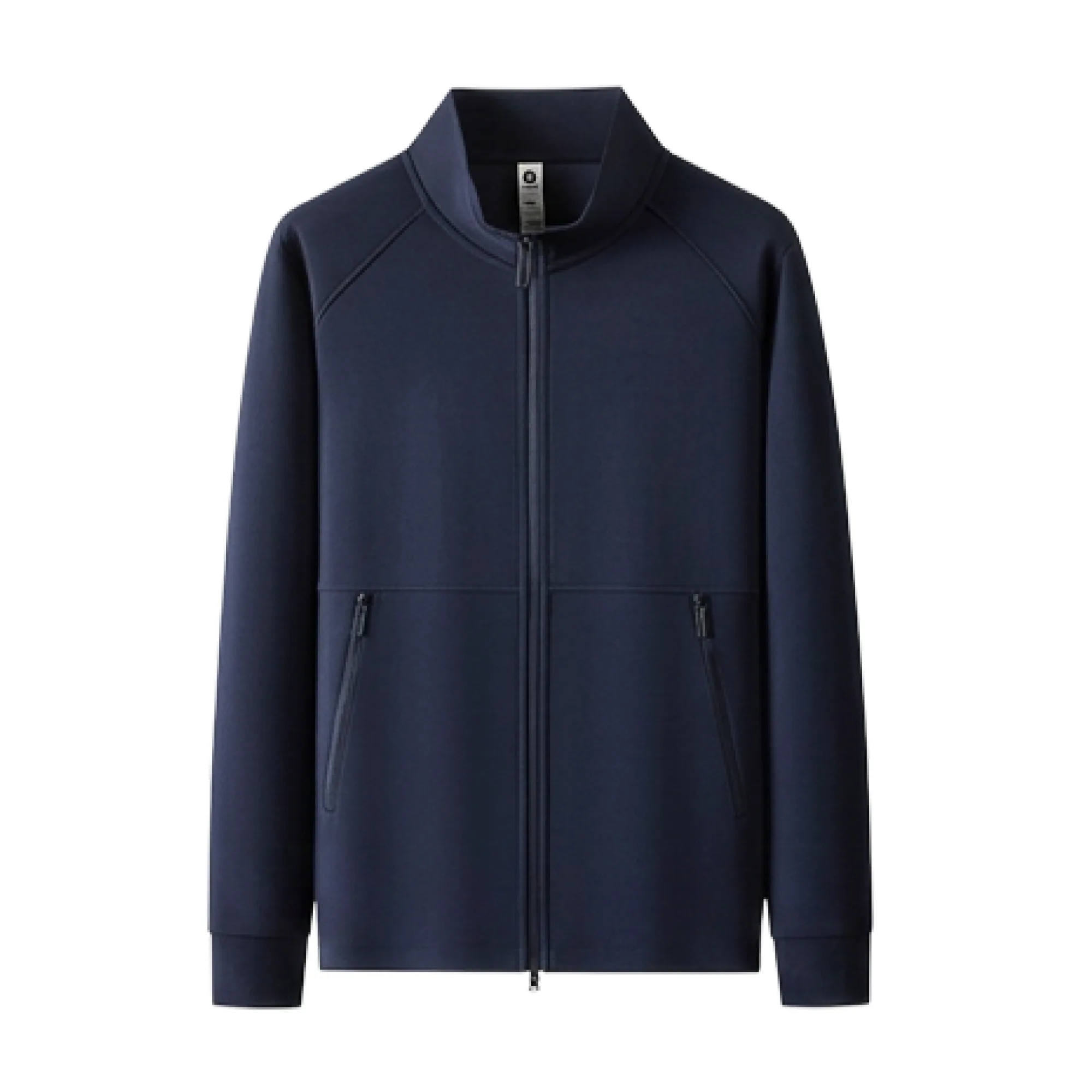 Stand-Collar Cardigan Jacket with Double-Head Zipper thumbnail 8