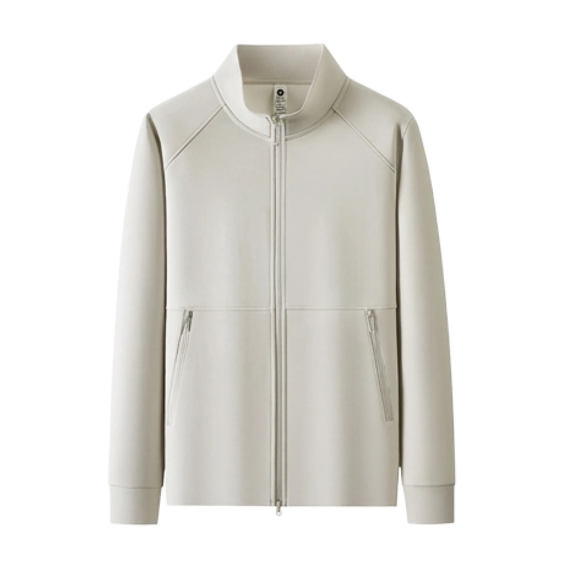 Stand-Collar Cardigan Jacket with Double-Head Zipper thumbnail 5