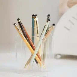 Press-Action Gel Pen with 0.5mm Black Refill and Metal Barrel thumbnail 2