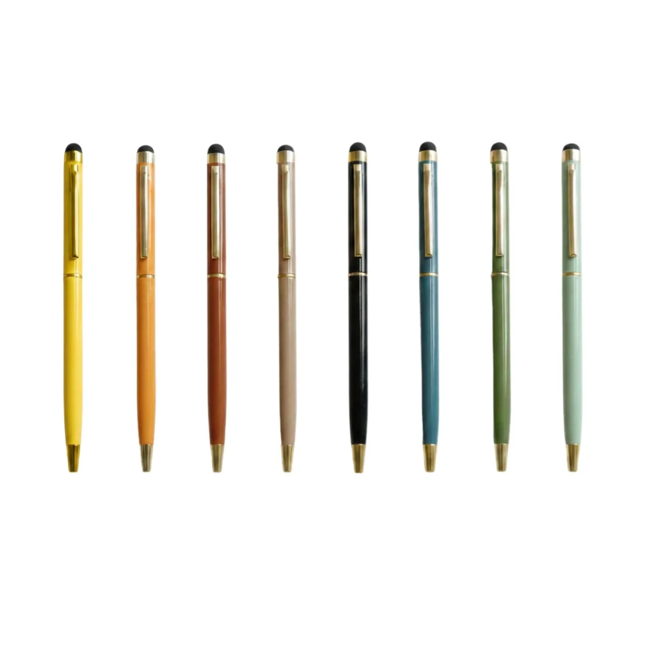 Press-Action Gel Pen with 0.5mm Black Refill and Metal Barrel