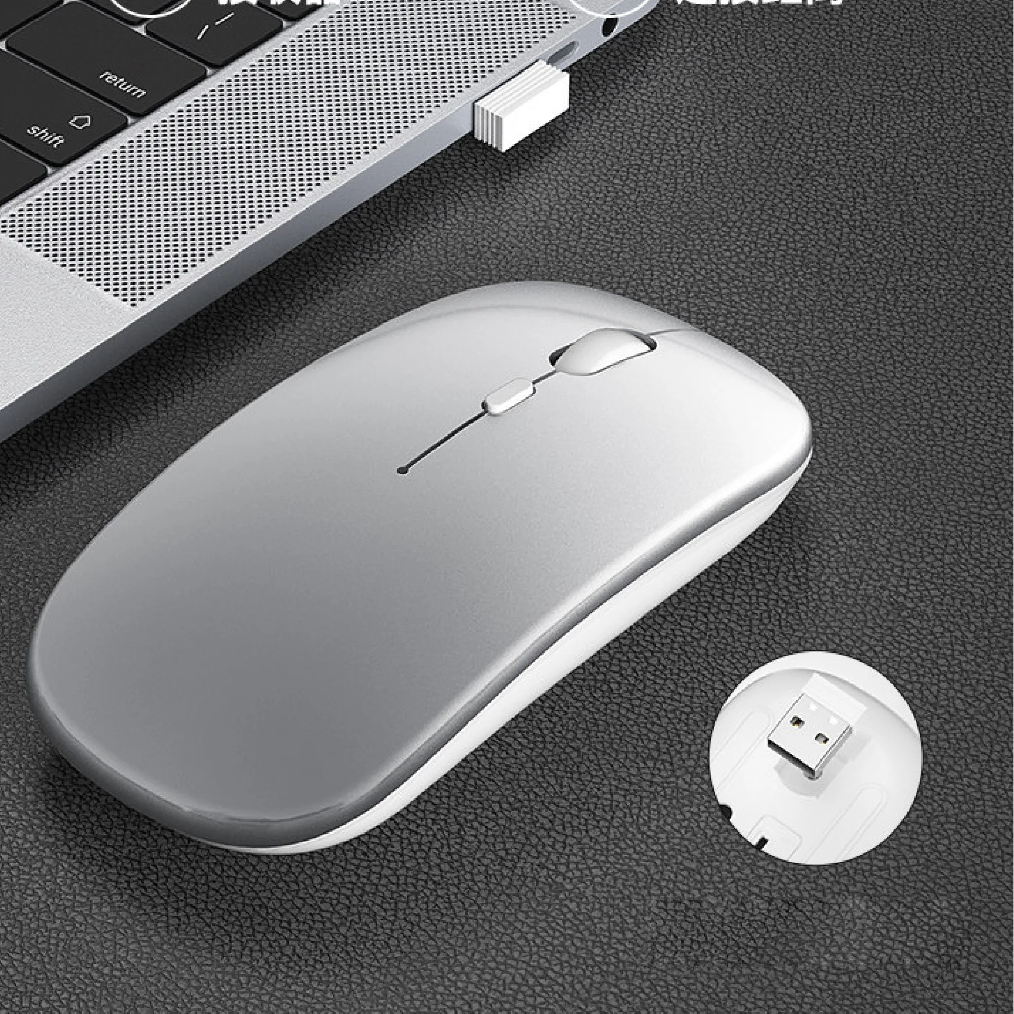 Wireless Mouse with 2.4G and Bluetooth 5.2 Dual-Mode Connectivity thumbnail 4