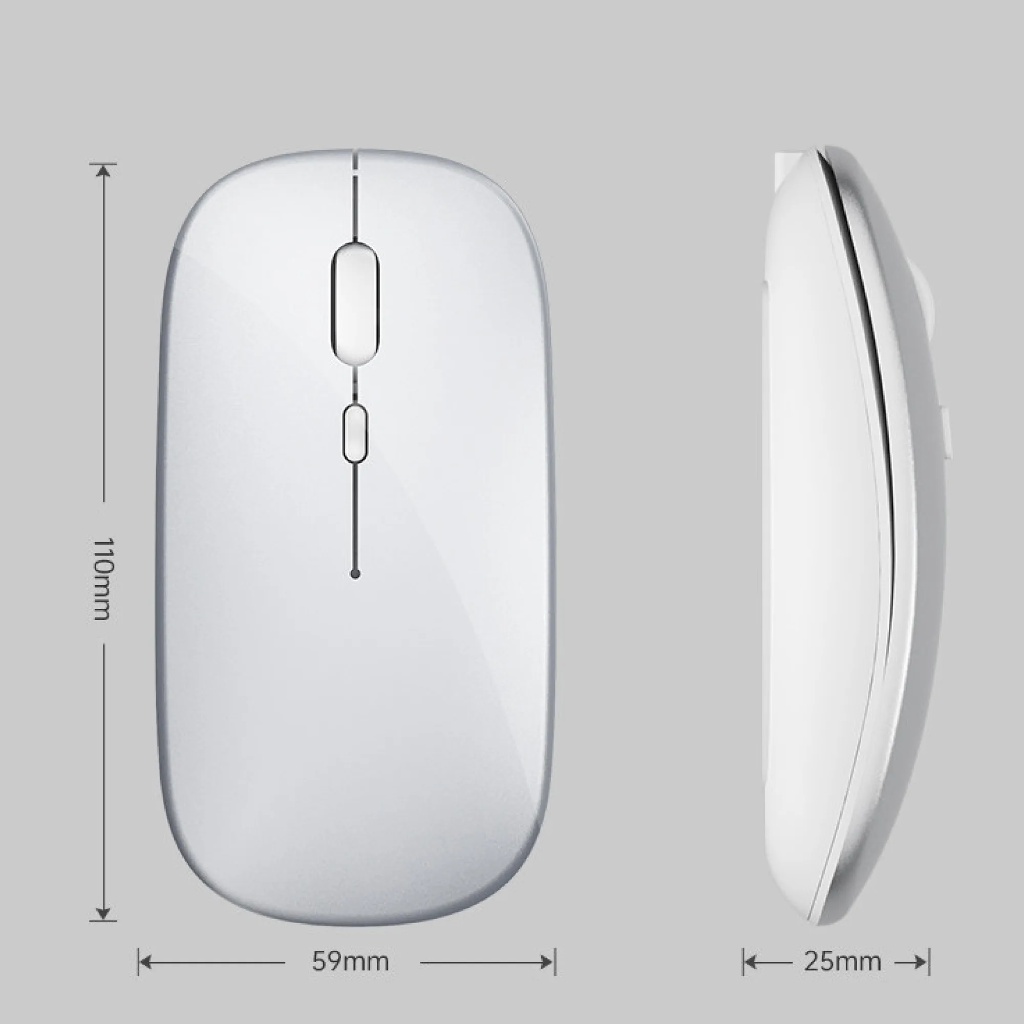 Wireless Mouse with 2.4G and Bluetooth 5.2 Dual-Mode Connectivity thumbnail 6