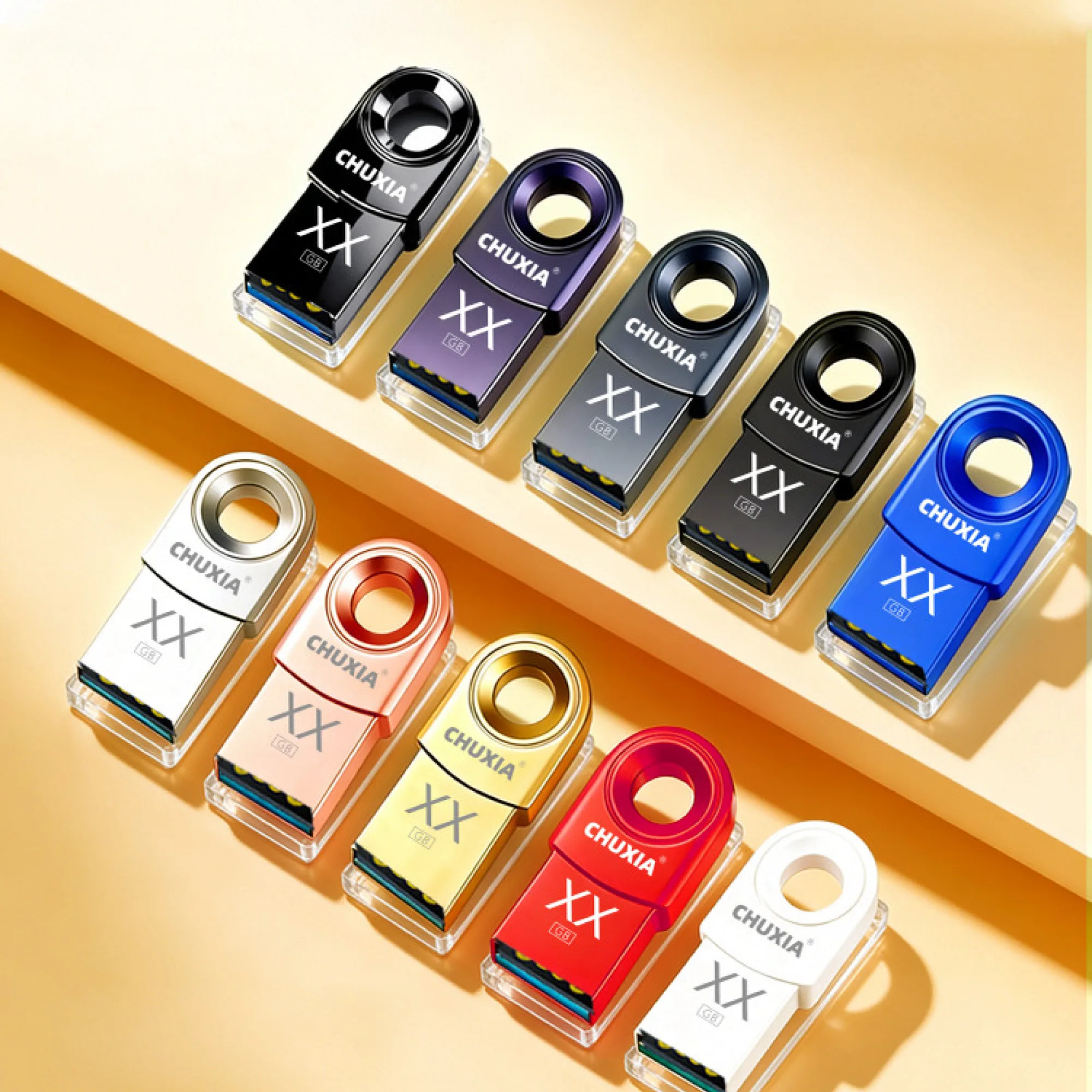 Short Dual-Use USB Flash Drive thumbnail 3