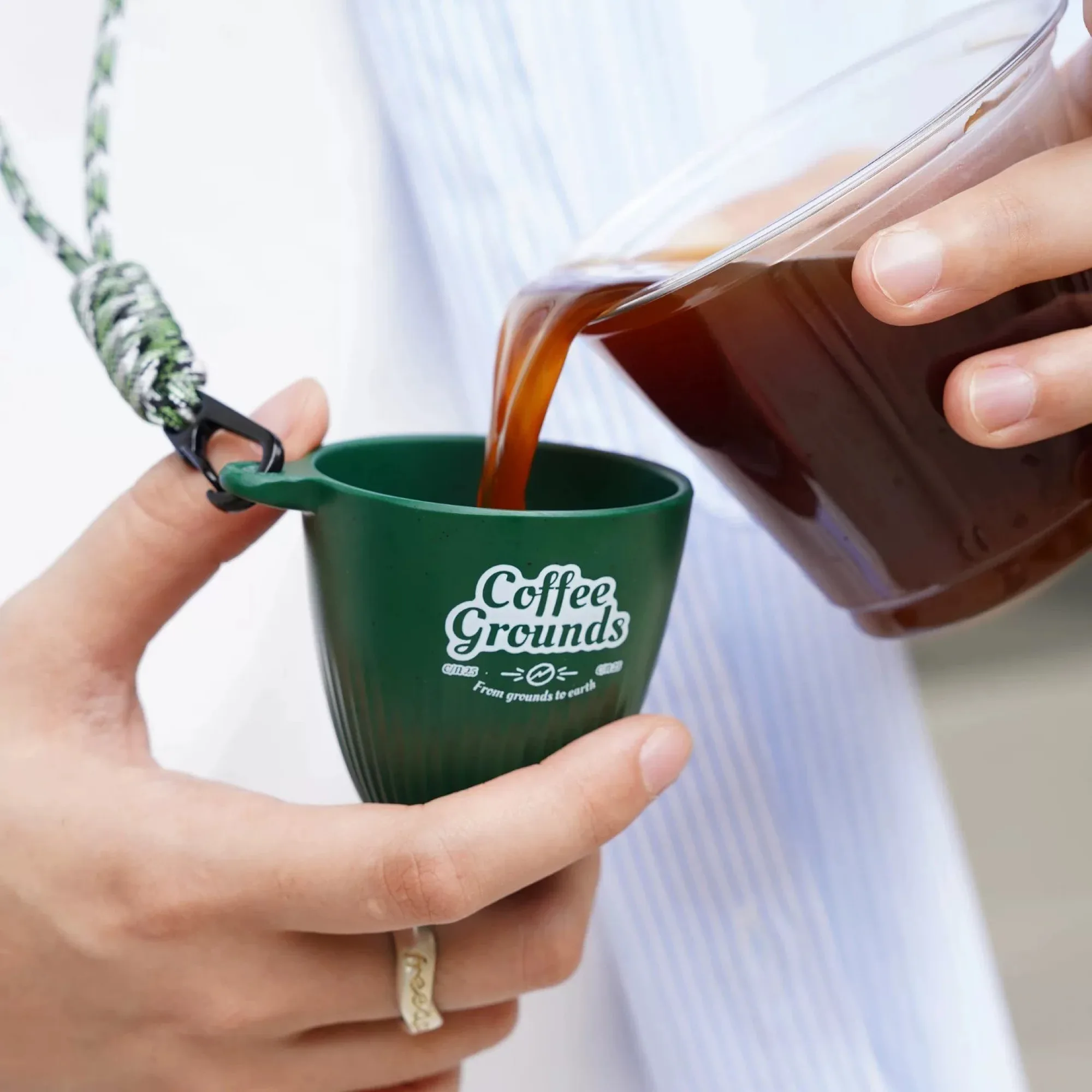 Recycled Coffee Grounds Camping Cup thumbnail 4