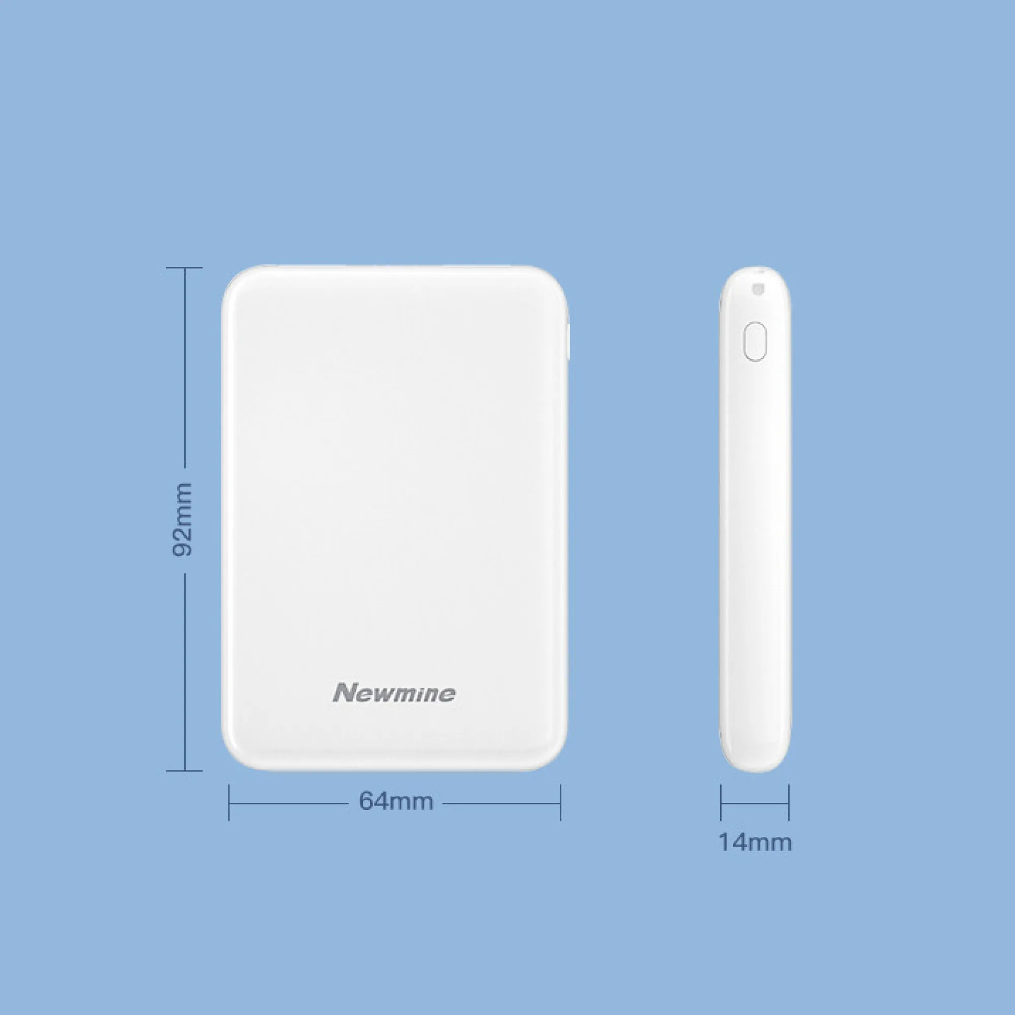 Newmine A501 Card-Style Portable Power Bank with 5000mAh and 10000mAh thumbnail 7