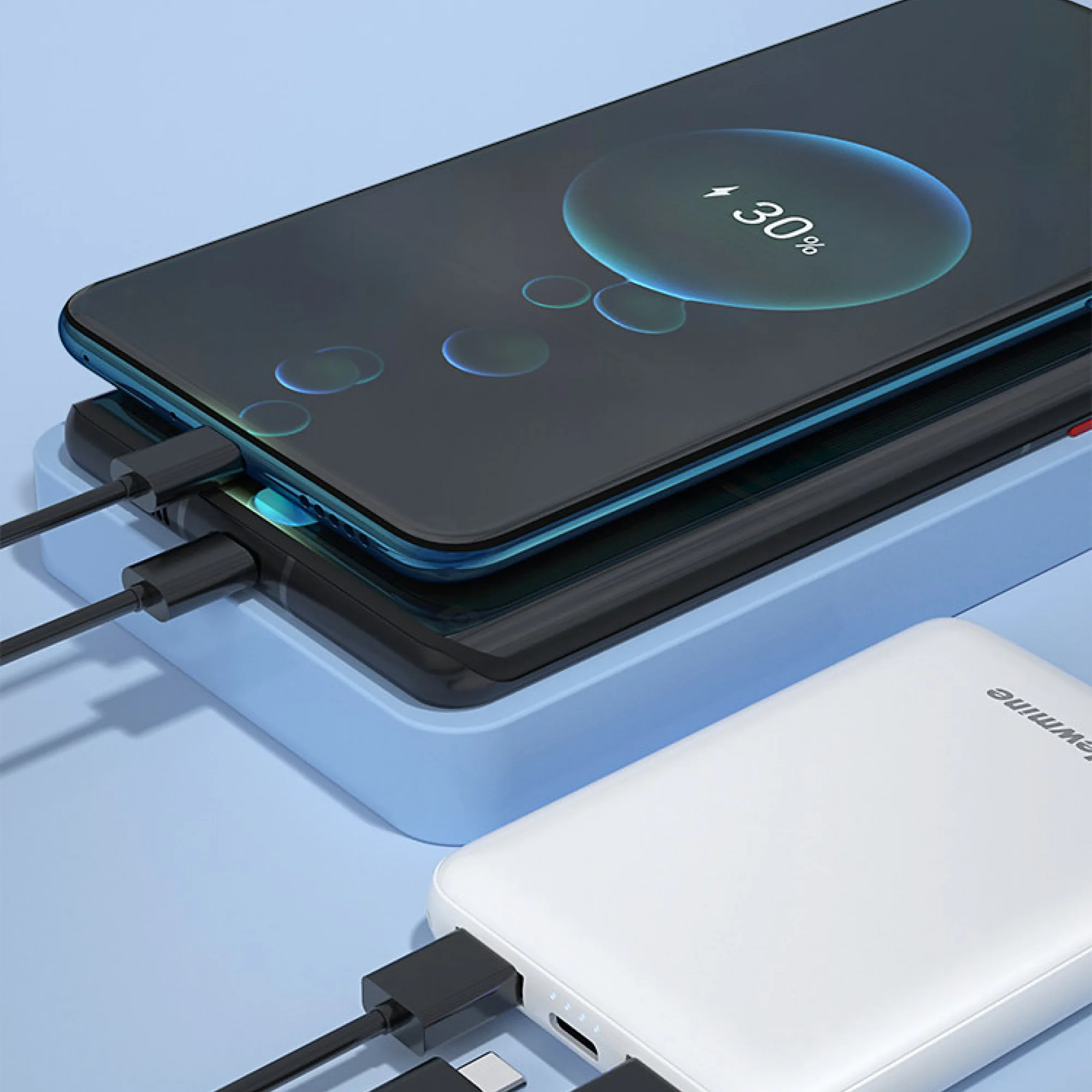 Newmine A501 Card-Style Portable Power Bank with 5000mAh and 10000mAh thumbnail 5